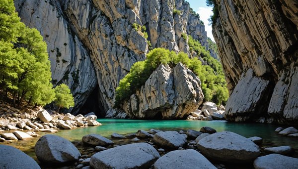 Rocher de la baume : aventure et nature à sisteron